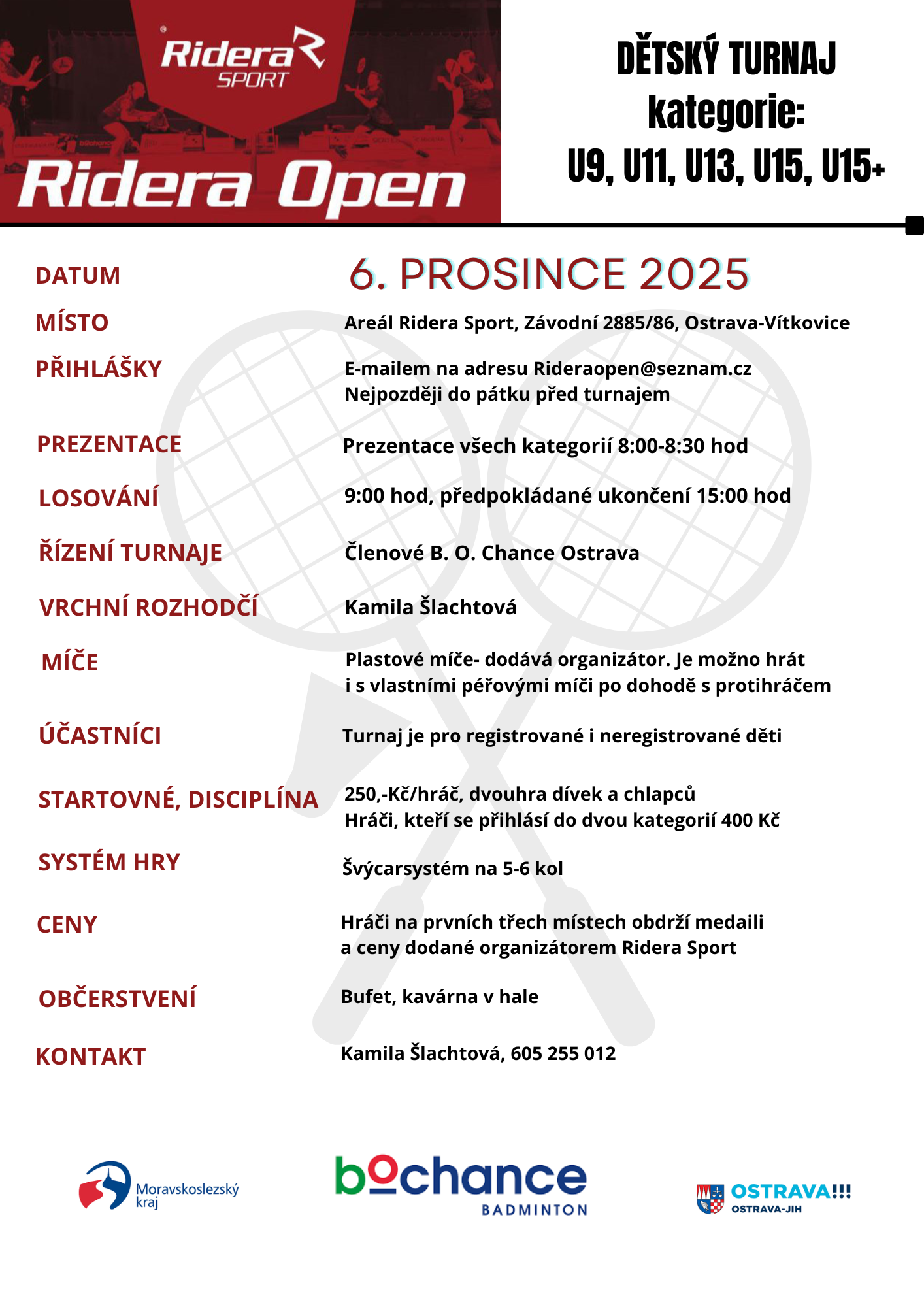Propozice Ridera Open